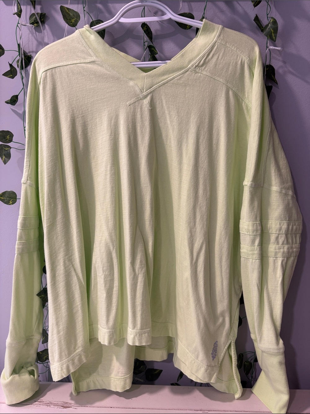 FP Movement by Free People Light Lime Knit Top